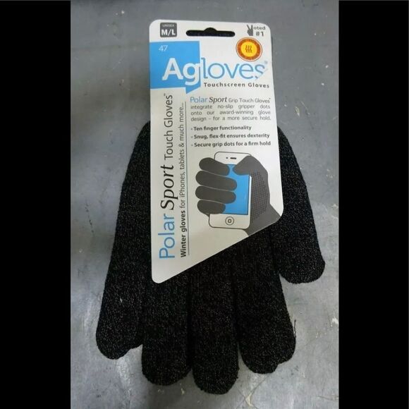 Agloves Polar Sport touch winter gloves for iPhones tablets & more. Uni… - Picture 1 of 4